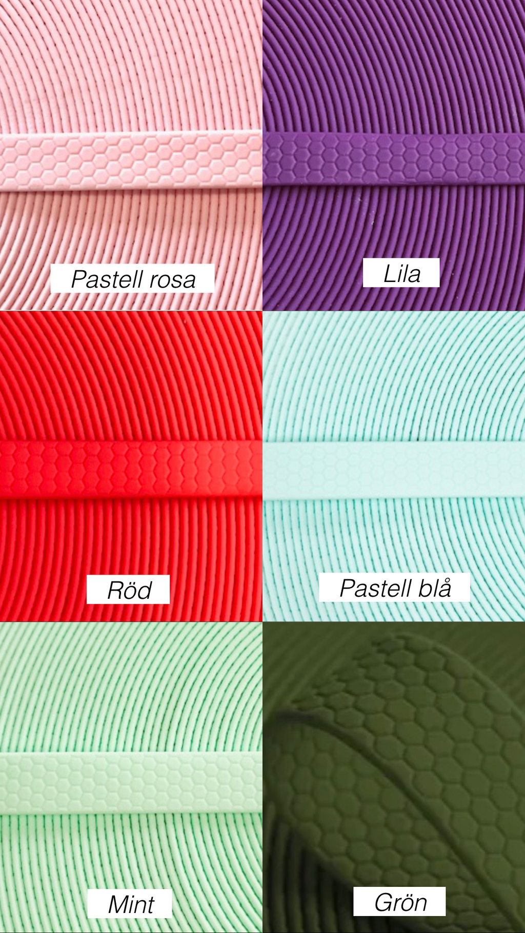 Halvstryp – Reflex Paracord ”hexa”