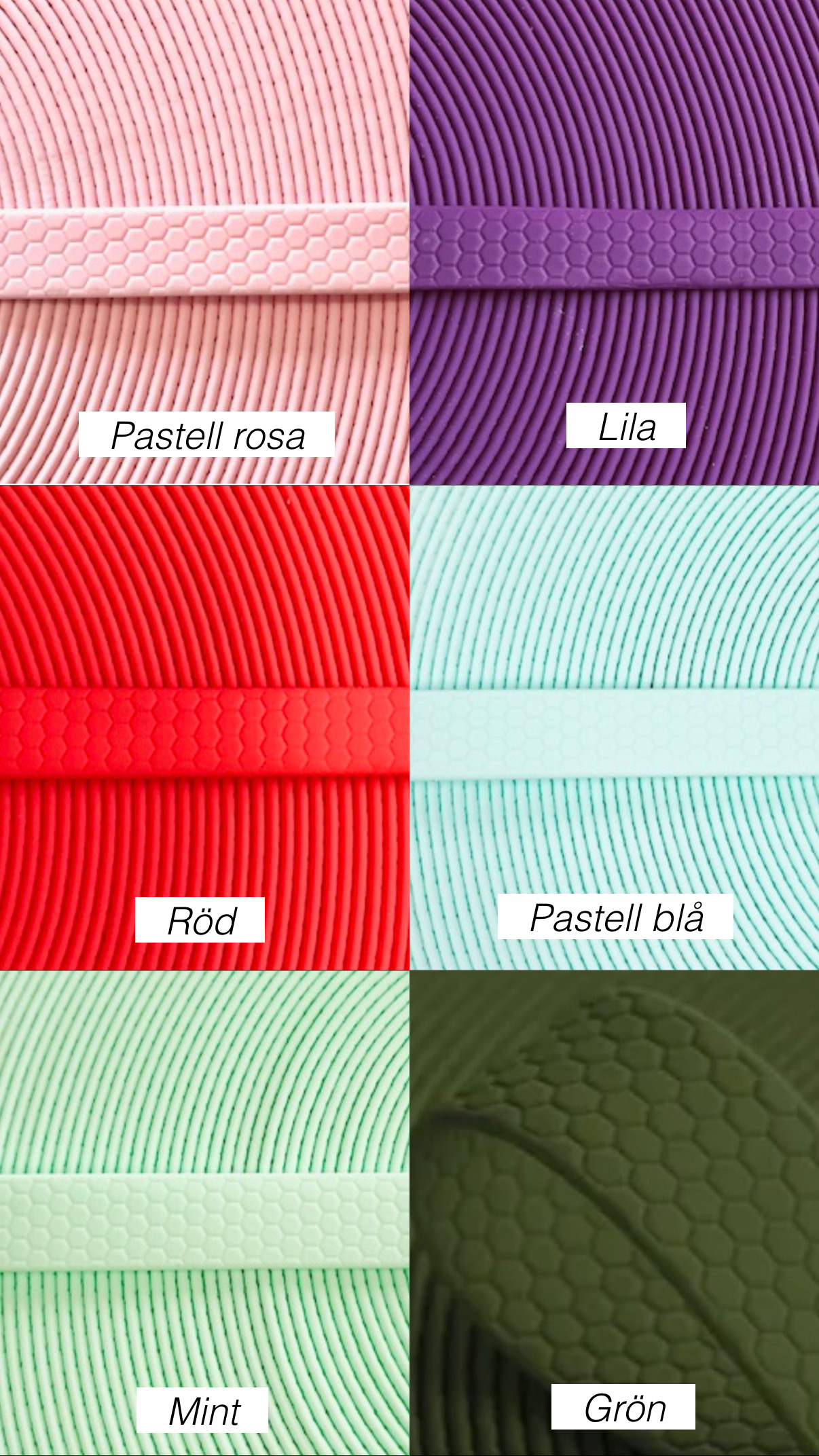 Halvstryp – Reflex Paracord ”hexa”