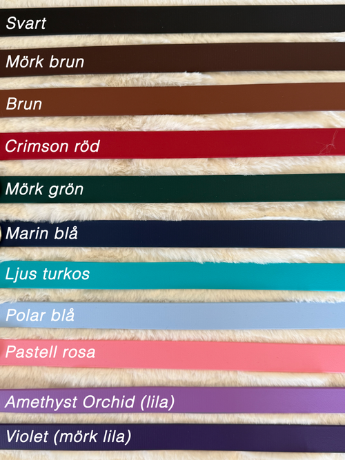 Biothane halsband - välj bland flera olika färger!