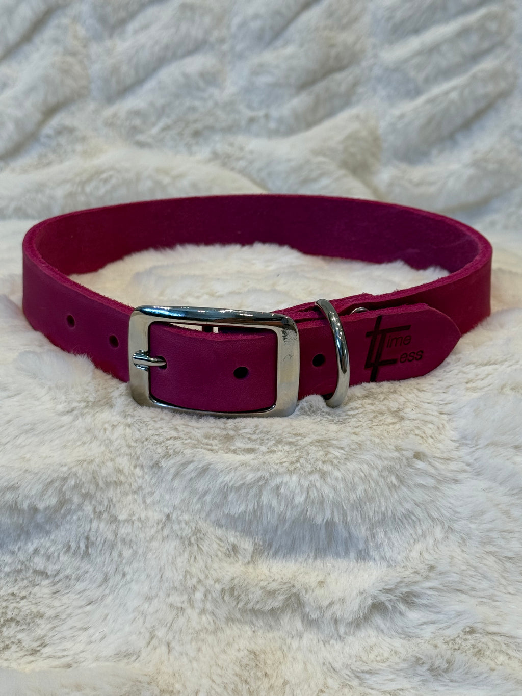 Läder halsband (60)