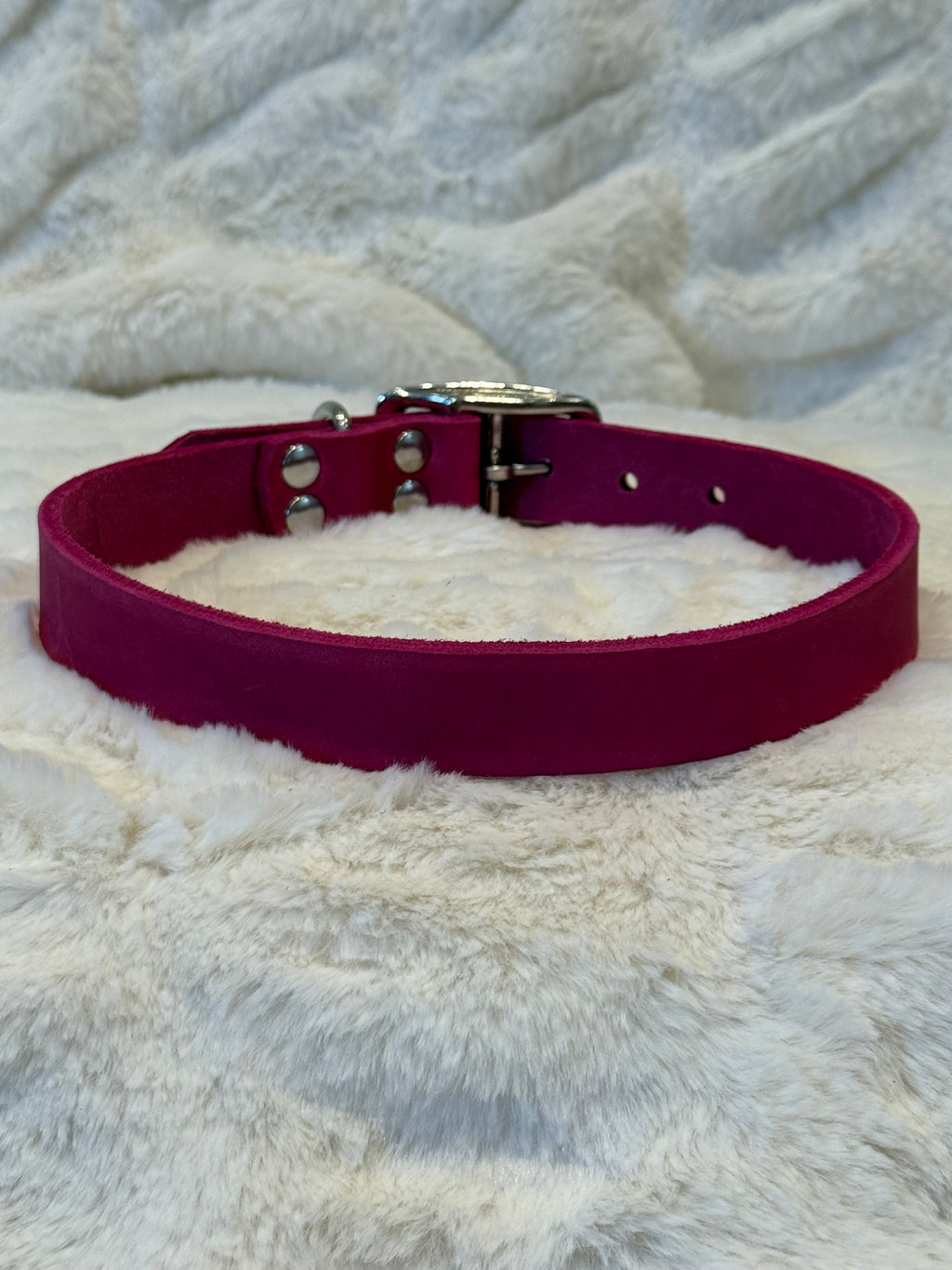 Läder halsband (60)